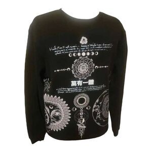 Blind Rooster Crewneck Sweatshirt Tokyo Astrology Men’s Small Art Fashion